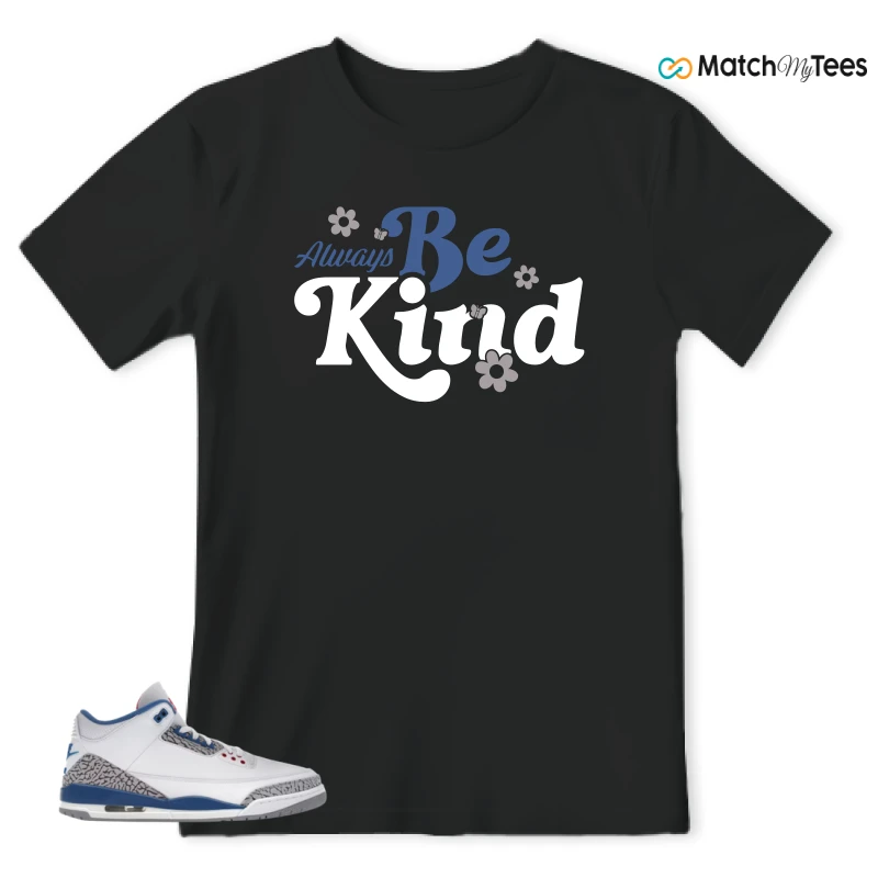 NIKE JORDAN 3 RETRO TRUE BLUE (2026) SNEAKER Matching Tees t-shirt