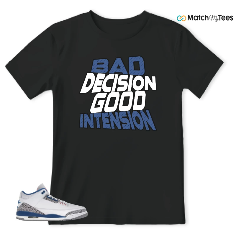 NIKE JORDAN 3 RETRO TRUE BLUE (2026) SNEAKER Matching Tees t-shirt