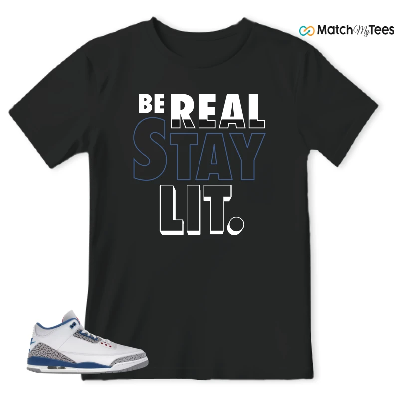 NIKE JORDAN 3 RETRO TRUE BLUE (2026) SNEAKER Matching Tees t-shirt