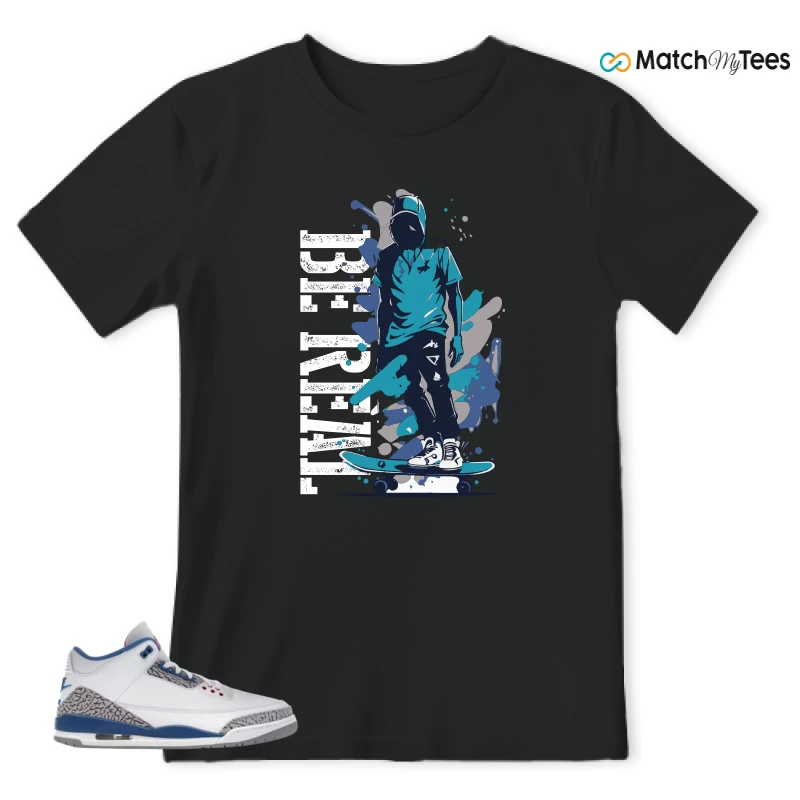 NIKE JORDAN 3 RETRO TRUE BLUE (2026) SNEAKER Matching Tees t-shirt
