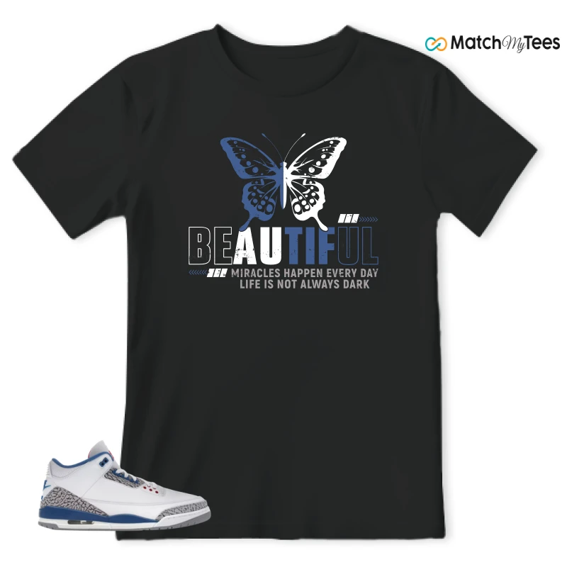 NIKE JORDAN 3 RETRO TRUE BLUE (2026) SNEAKER Matching Tees t-shirt