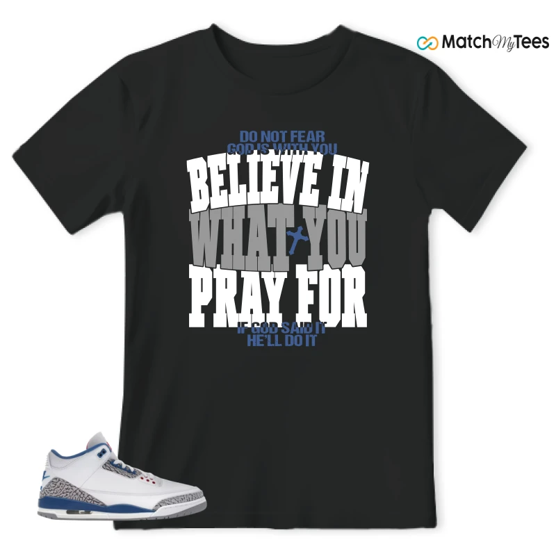 NIKE JORDAN 3 RETRO TRUE BLUE (2026) SNEAKER Matching Tees t-shirt