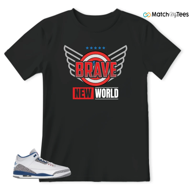 NIKE JORDAN 3 RETRO TRUE BLUE (2026) SNEAKER Matching Tees t-shirt