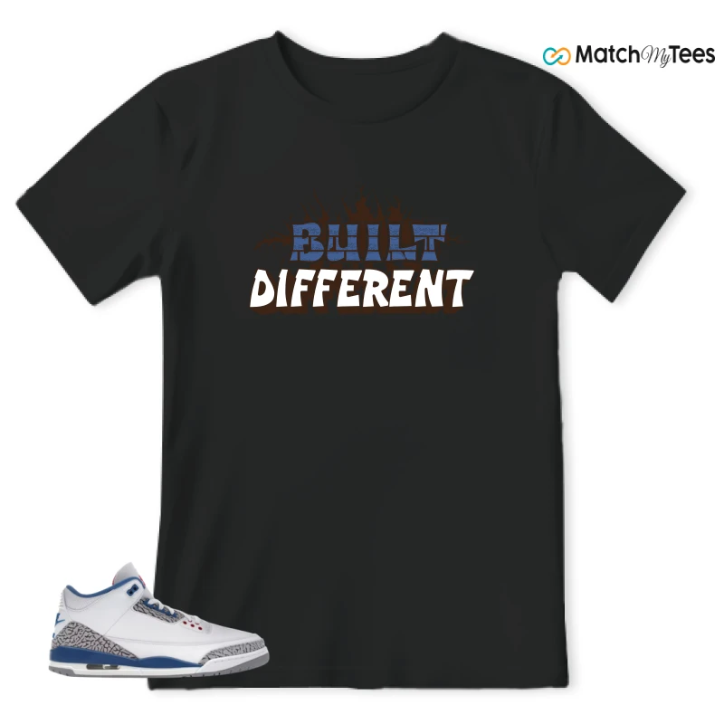 NIKE JORDAN 3 RETRO TRUE BLUE (2026) SNEAKER Matching Tees t-shirt