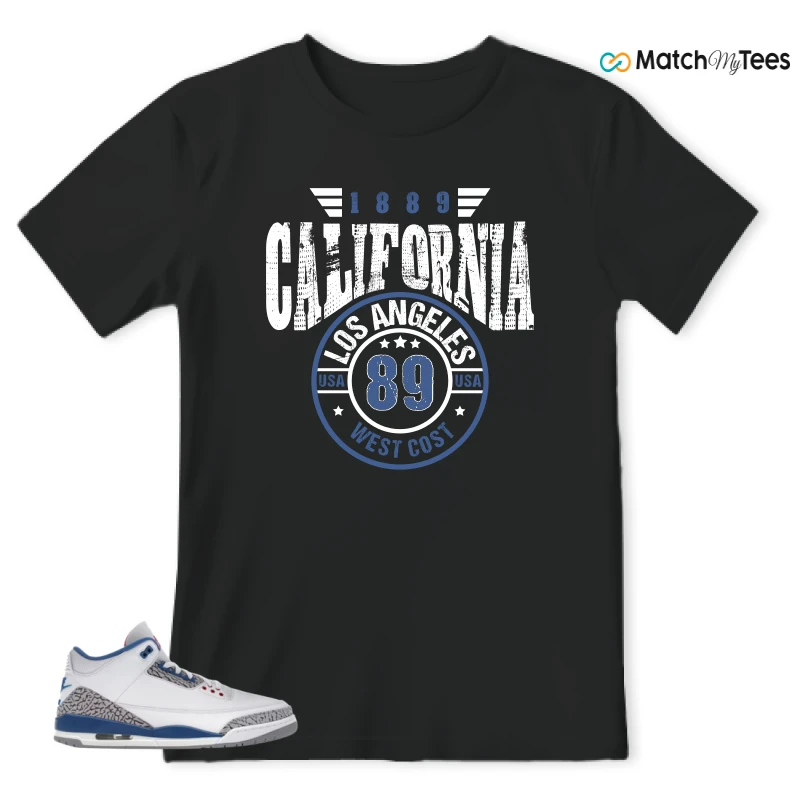 NIKE JORDAN 3 RETRO TRUE BLUE (2026) SNEAKER Matching Tees t-shirt