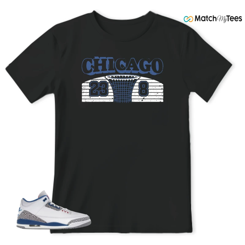 NIKE JORDAN 3 RETRO TRUE BLUE (2026) SNEAKER Matching Tees t-shirt