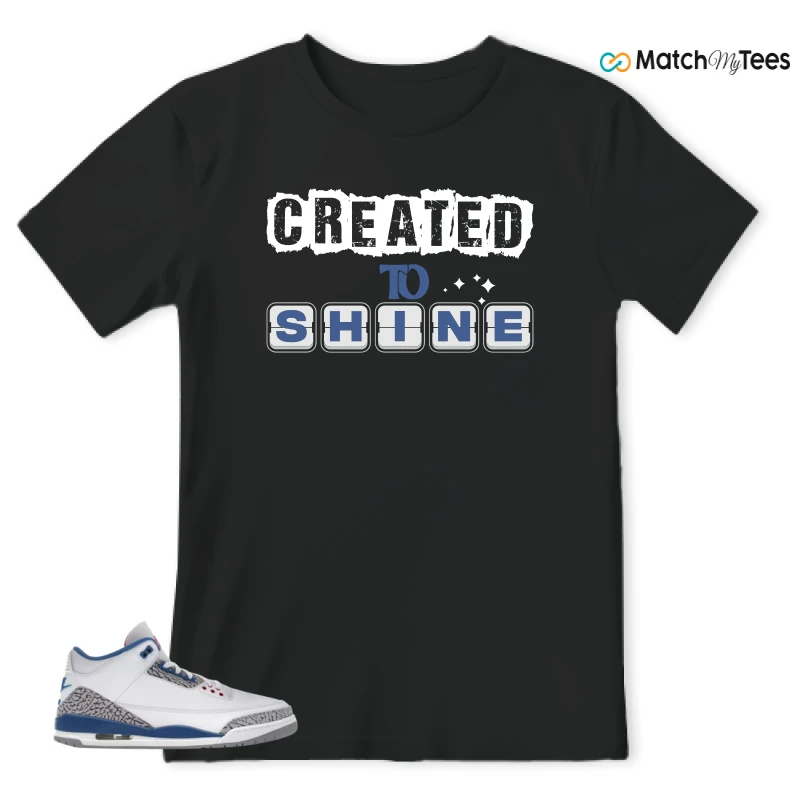 NIKE JORDAN 3 RETRO TRUE BLUE (2026) SNEAKER Matching Tees t-shirt