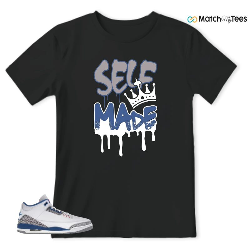 NIKE JORDAN 3 RETRO TRUE BLUE (2026) SNEAKER Matching Tees t-shirt