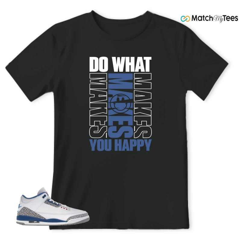 NIKE JORDAN 3 RETRO TRUE BLUE (2026) SNEAKER Matching Tees t-shirt