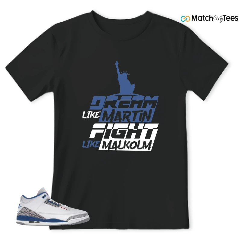 NIKE JORDAN 3 RETRO TRUE BLUE (2026) SNEAKER Matching Tees t-shirt