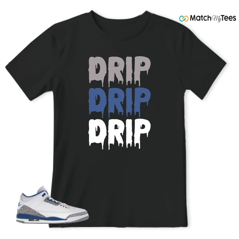 NIKE JORDAN 3 RETRO TRUE BLUE (2026) SNEAKER Matching Tees t-shirt