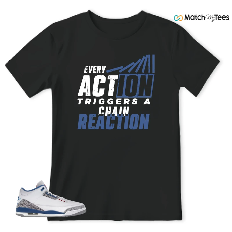 NIKE JORDAN 3 RETRO TRUE BLUE (2026) SNEAKER Matching Tees t-shirt