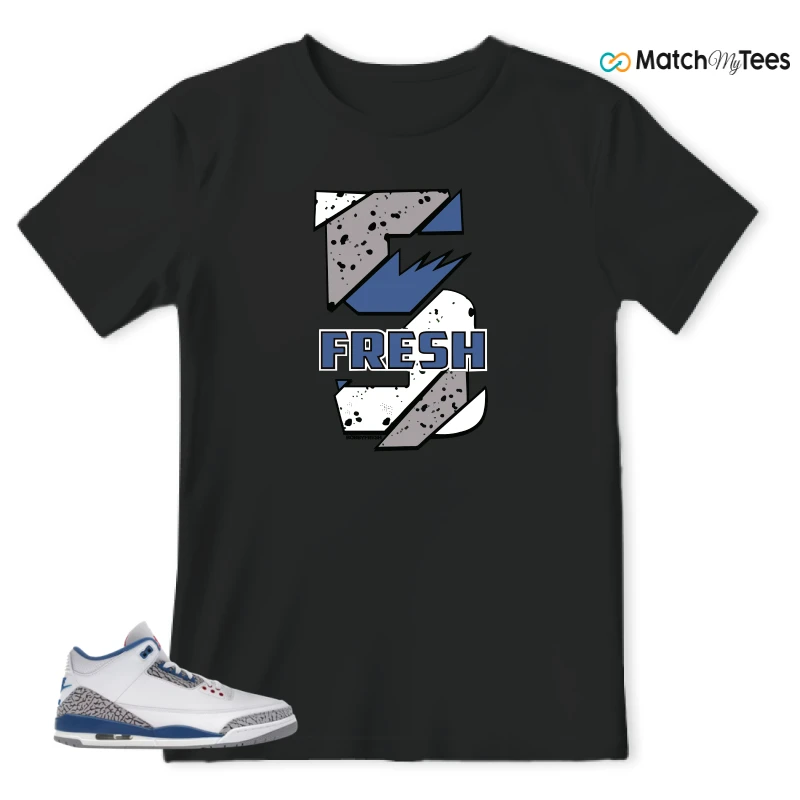 NIKE JORDAN 3 RETRO TRUE BLUE (2026) SNEAKER Matching Tees t-shirt