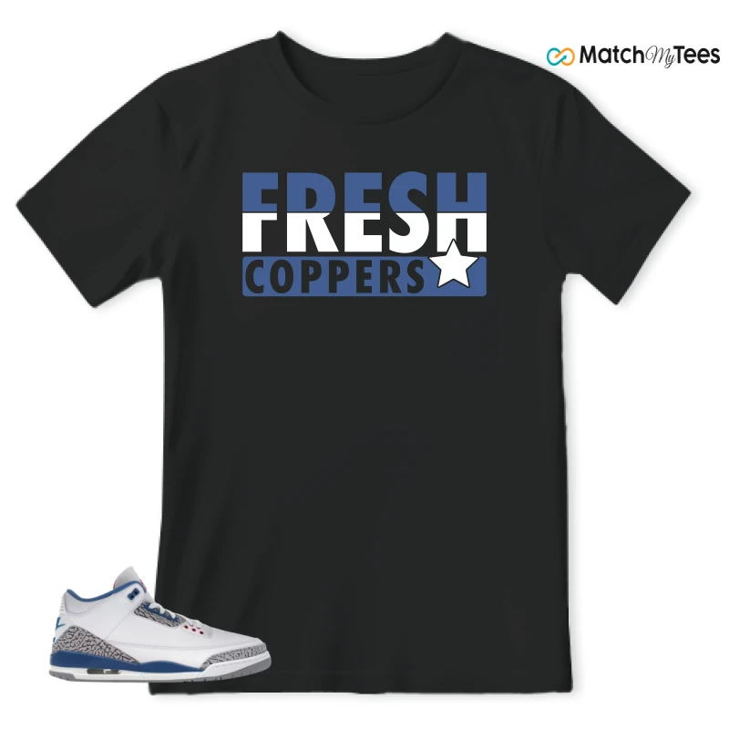 NIKE JORDAN 3 RETRO TRUE BLUE (2026) SNEAKER Matching Tees t-shirt