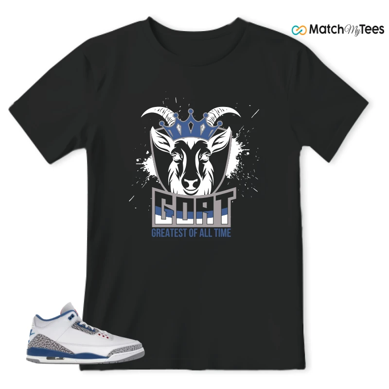 NIKE JORDAN 3 RETRO TRUE BLUE (2026) SNEAKER Matching Tees t-shirt