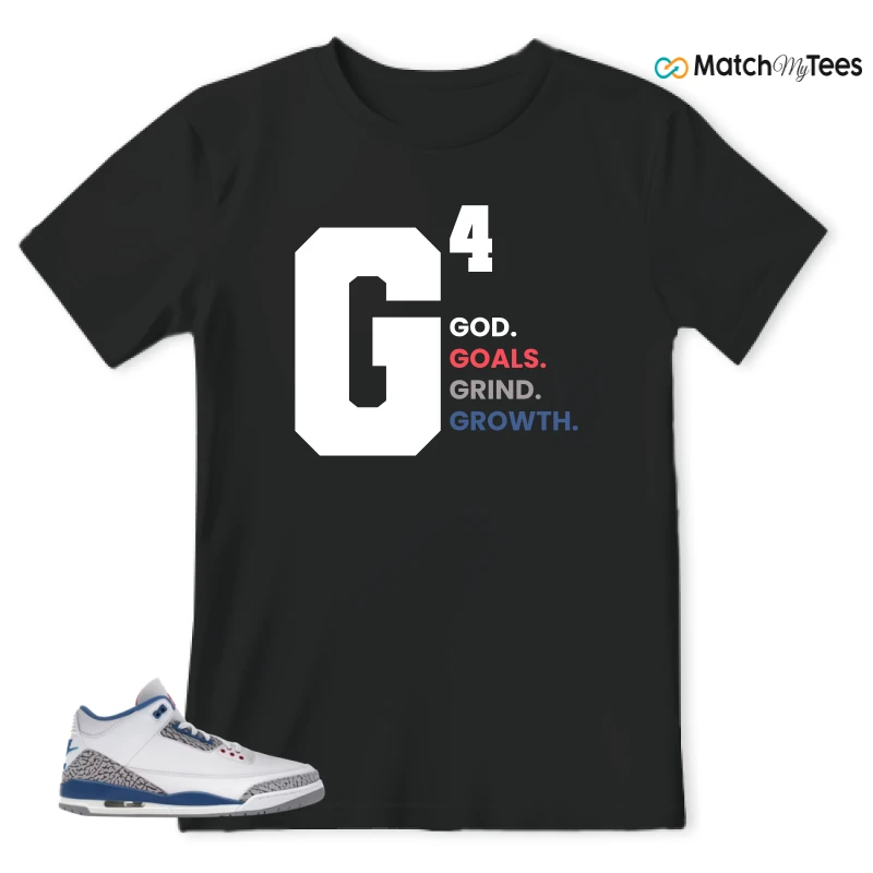 NIKE JORDAN 3 RETRO TRUE BLUE (2026) SNEAKER Matching Tees t-shirt