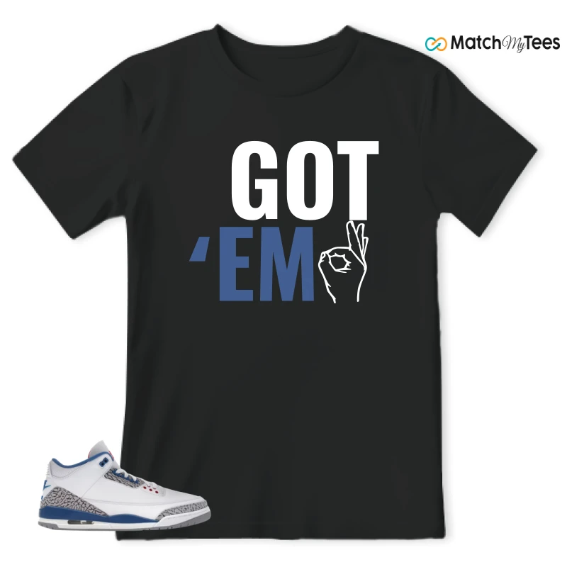 NIKE JORDAN 3 RETRO TRUE BLUE (2026) SNEAKER Matching Tees t-shirt
