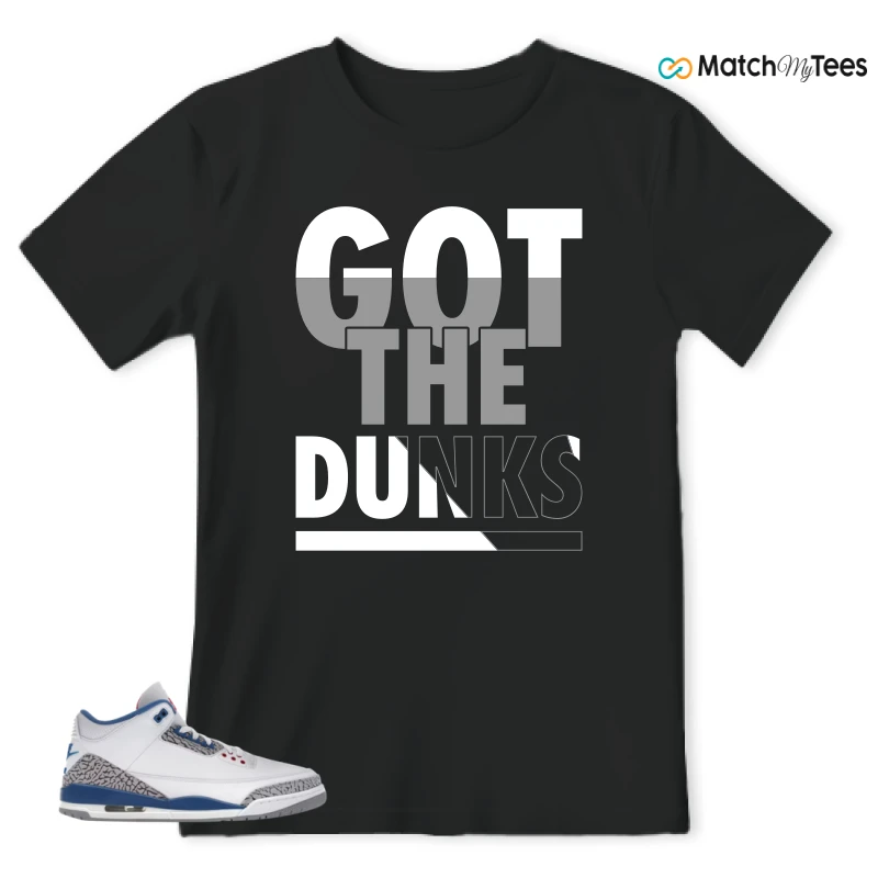 NIKE JORDAN 3 RETRO TRUE BLUE (2026) SNEAKER Matching Tees t-shirt