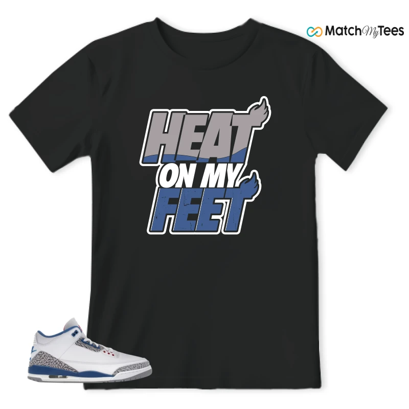 NIKE JORDAN 3 RETRO TRUE BLUE (2026) SNEAKER Matching Tees t-shirt
