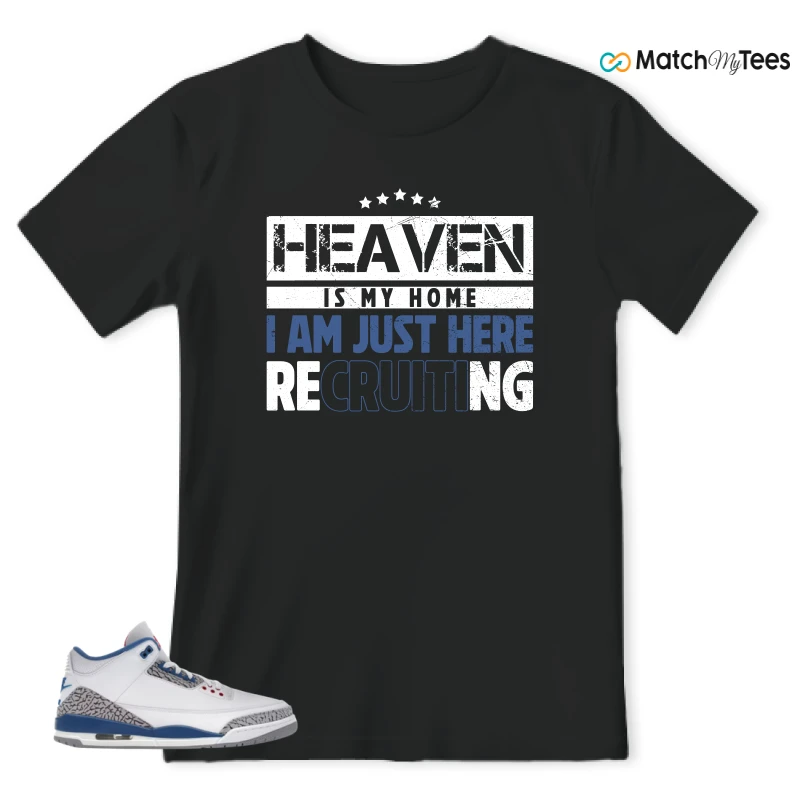 NIKE JORDAN 3 RETRO TRUE BLUE (2026) SNEAKER Matching Tees t-shirt