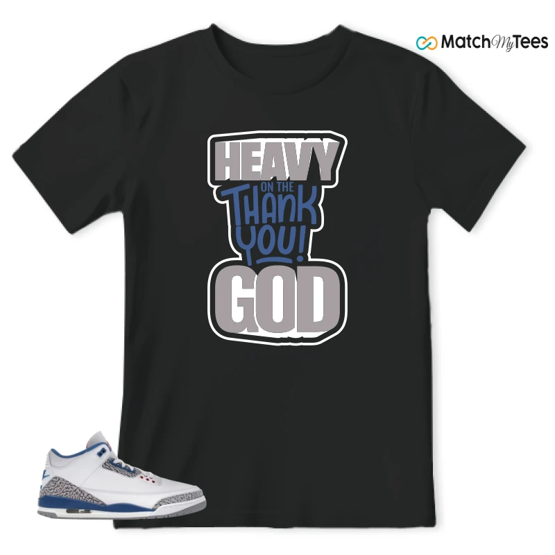 NIKE JORDAN 3 RETRO TRUE BLUE (2026) SNEAKER Matching Tees t-shirt