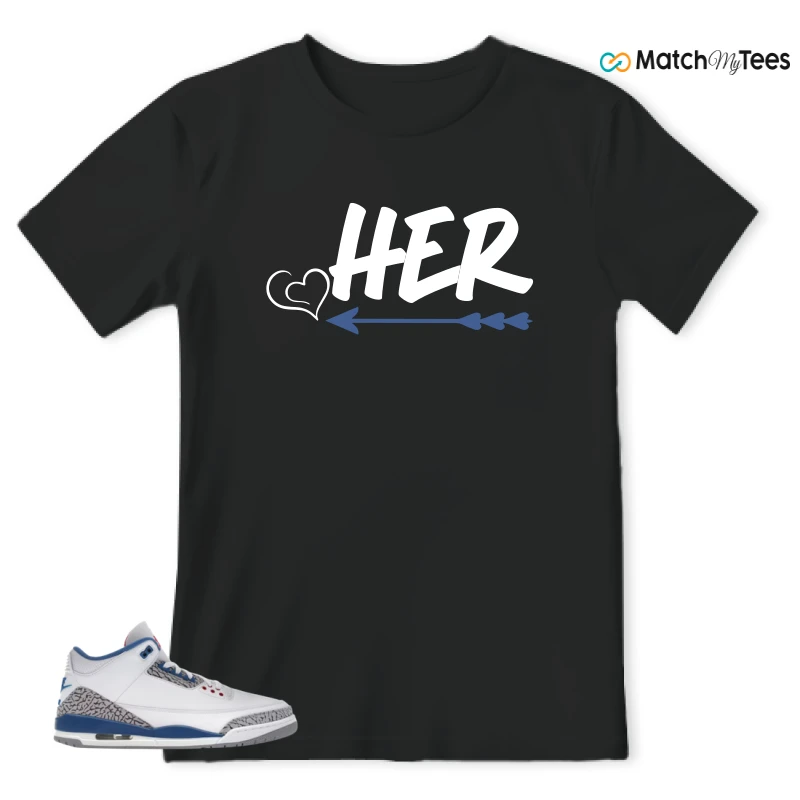 NIKE JORDAN 3 RETRO TRUE BLUE (2026) SNEAKER Matching Tees t-shirt