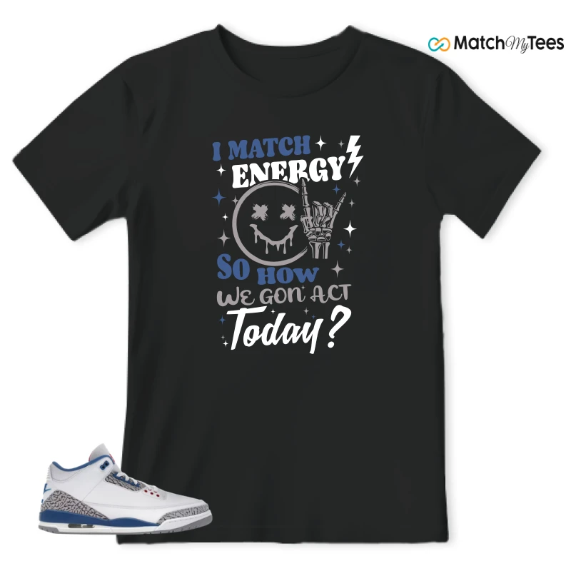 NIKE JORDAN 3 RETRO TRUE BLUE (2026) SNEAKER Matching Tees t-shirt