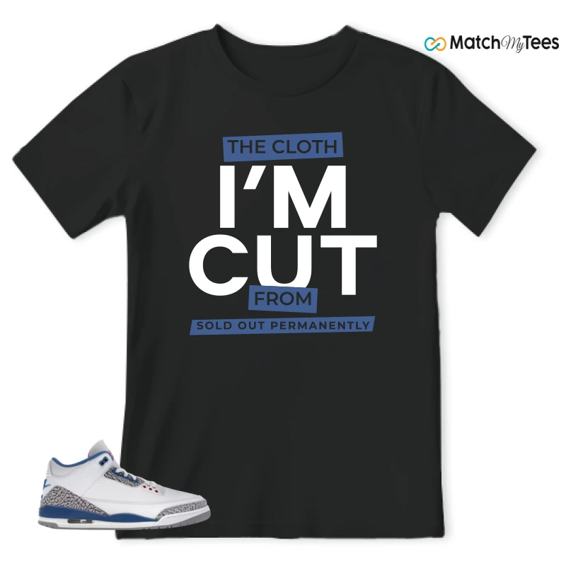 NIKE JORDAN 3 RETRO TRUE BLUE (2026) SNEAKER Matching Tees t-shirt