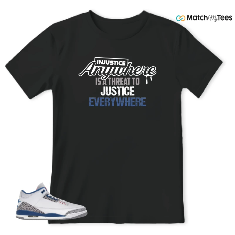 NIKE JORDAN 3 RETRO TRUE BLUE (2026) SNEAKER Matching Tees t-shirt
