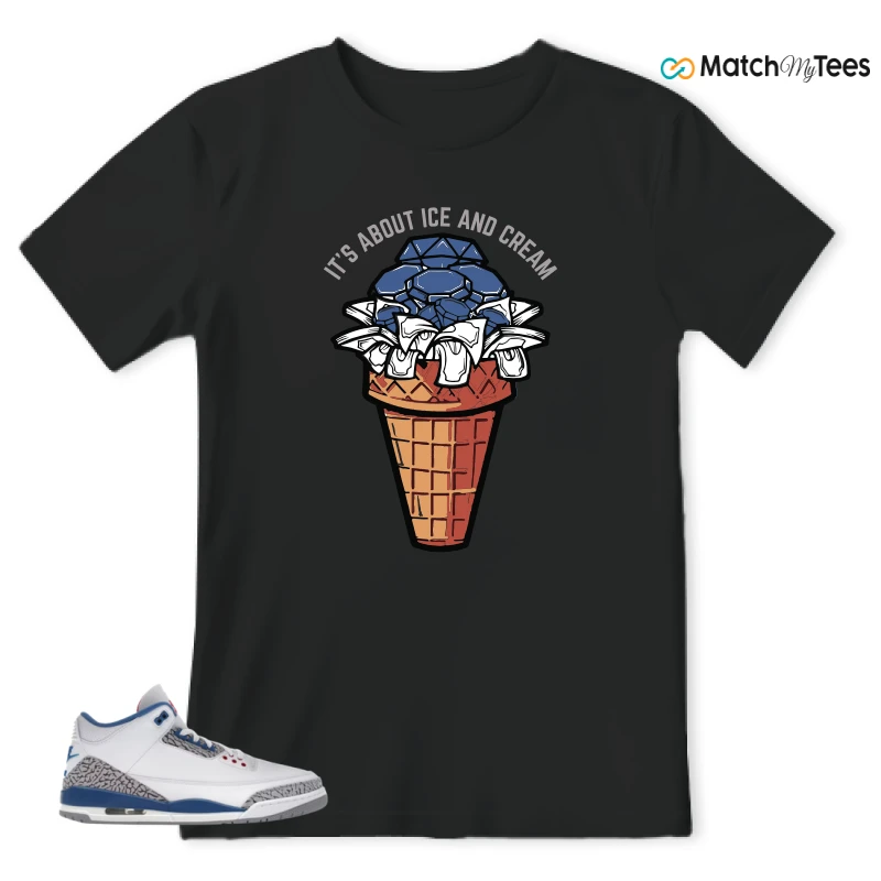 NIKE JORDAN 3 RETRO TRUE BLUE (2026) SNEAKER Matching Tees t-shirt