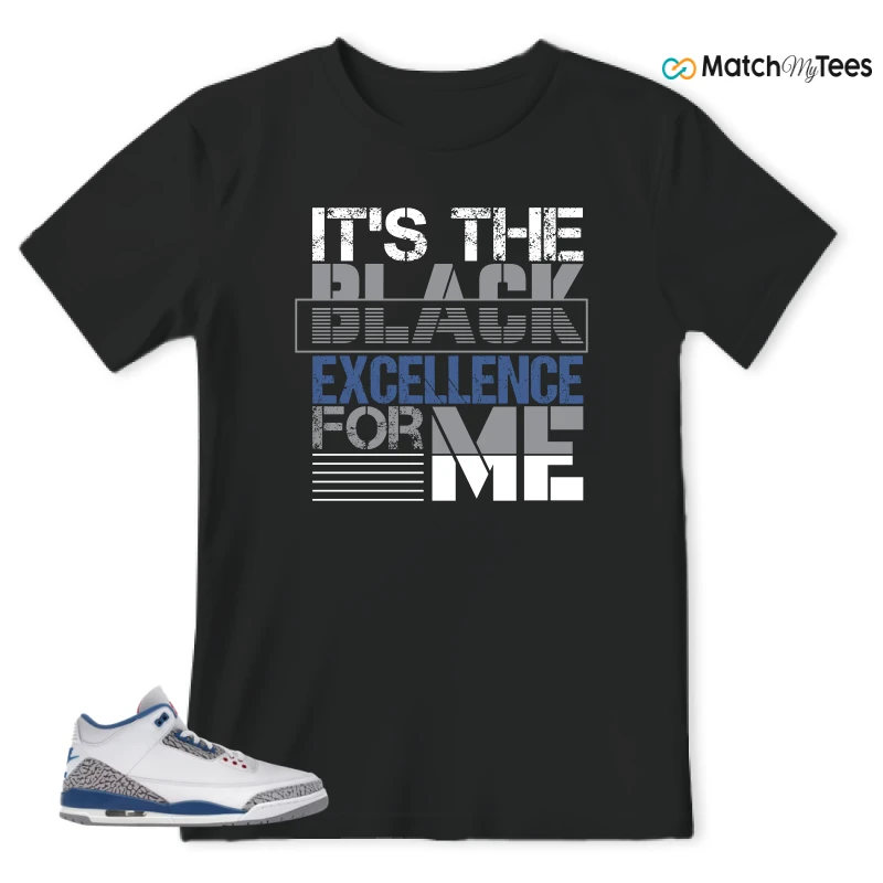NIKE JORDAN 3 RETRO TRUE BLUE (2026) SNEAKER Matching Tees t-shirt