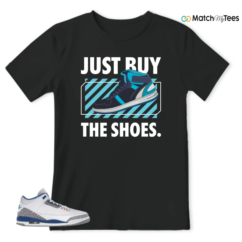 NIKE JORDAN 3 RETRO TRUE BLUE (2026) SNEAKER Matching Tees t-shirt