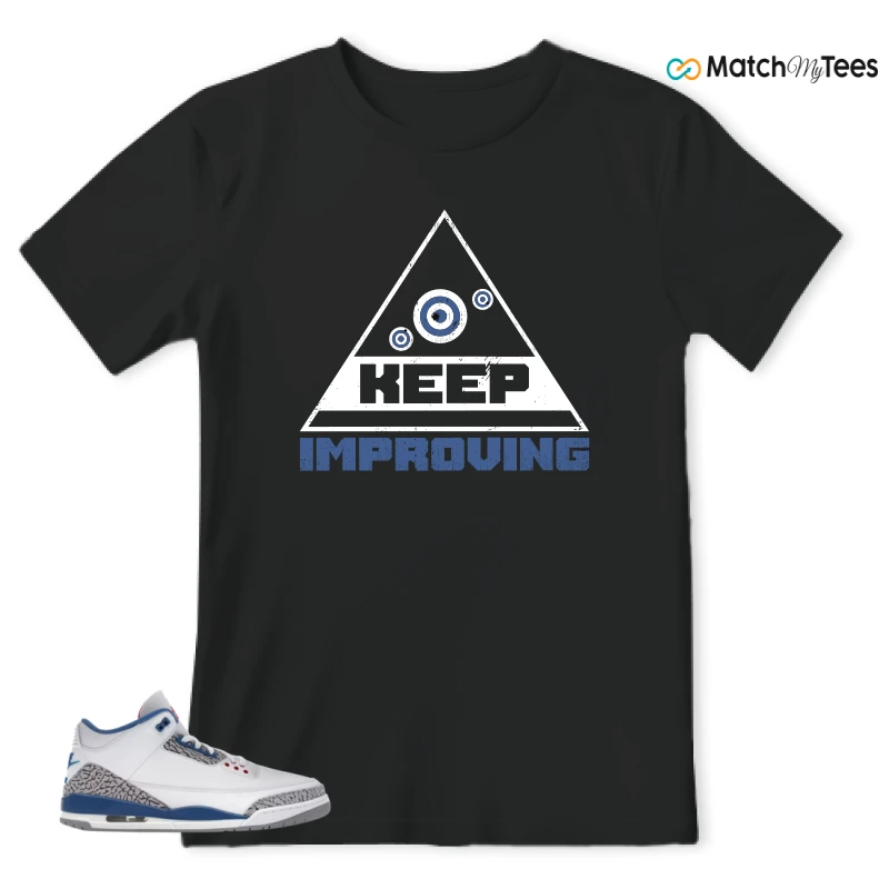 NIKE JORDAN 3 RETRO TRUE BLUE (2026) SNEAKER Matching Tees t-shirt