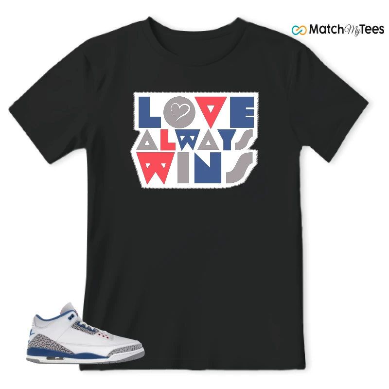 NIKE JORDAN 3 RETRO TRUE BLUE (2026) SNEAKER Matching Tees t-shirt