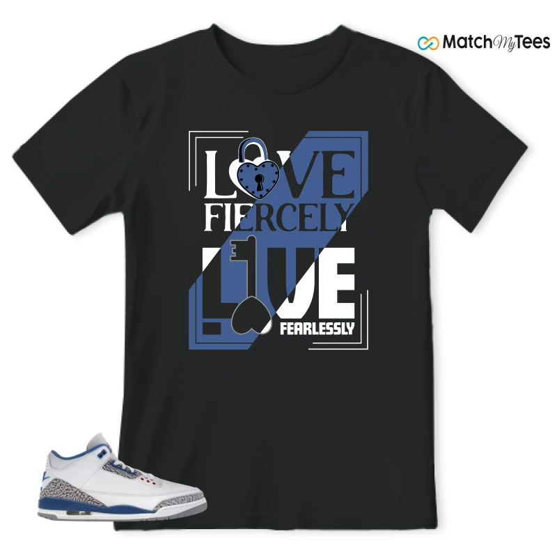 NIKE JORDAN 3 RETRO TRUE BLUE (2026) SNEAKER Matching Tees t-shirt