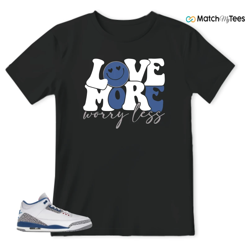 NIKE JORDAN 3 RETRO TRUE BLUE (2026) SNEAKER Matching Tees t-shirt