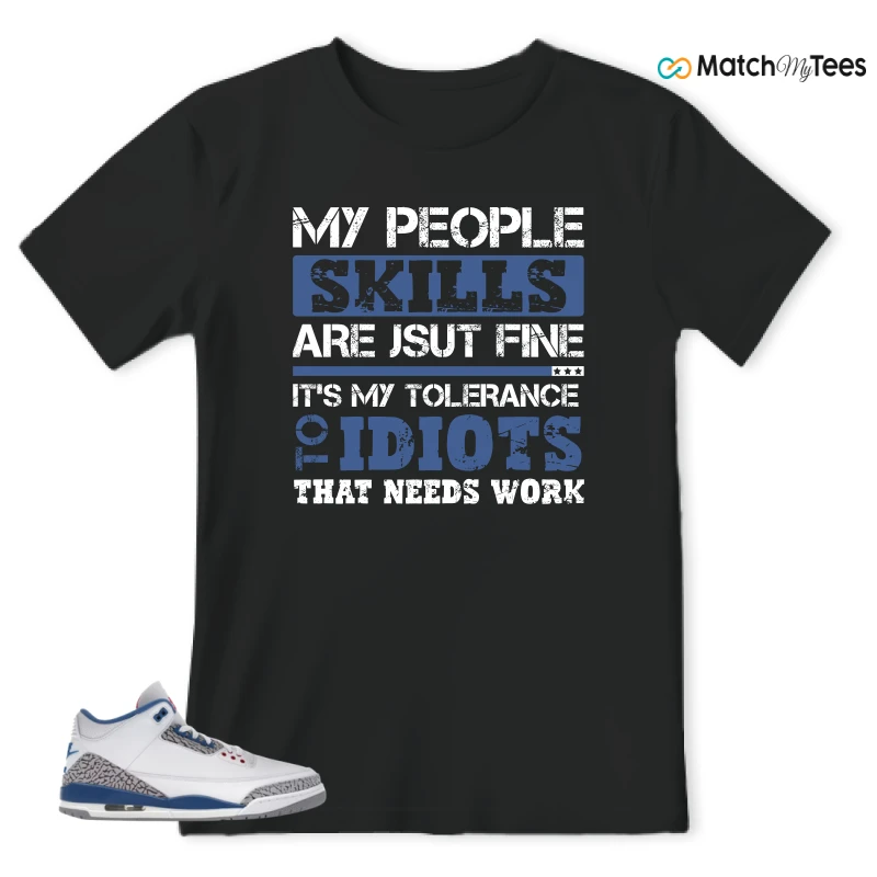 NIKE JORDAN 3 RETRO TRUE BLUE (2026) SNEAKER Matching Tees t-shirt