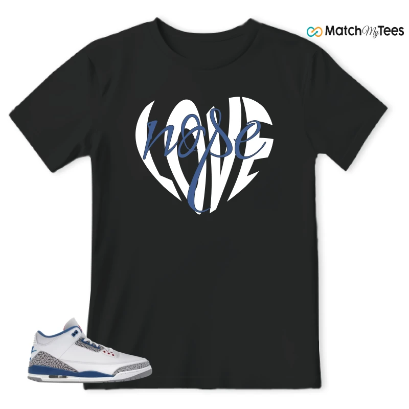 NIKE JORDAN 3 RETRO TRUE BLUE (2026) SNEAKER Matching Tees t-shirt
