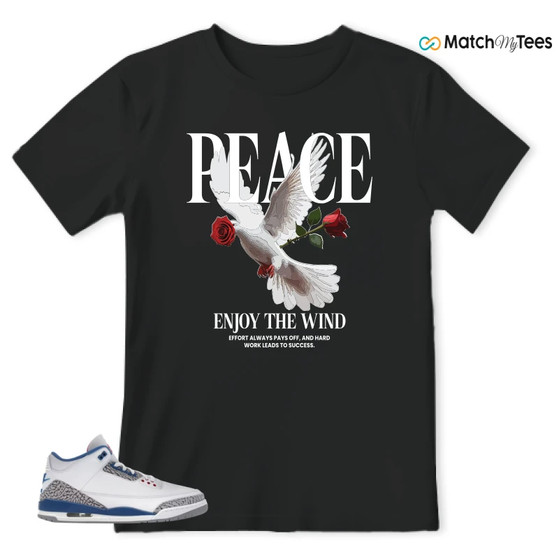 NIKE JORDAN 3 RETRO TRUE BLUE (2026) SNEAKER Matching Tees t-shirt