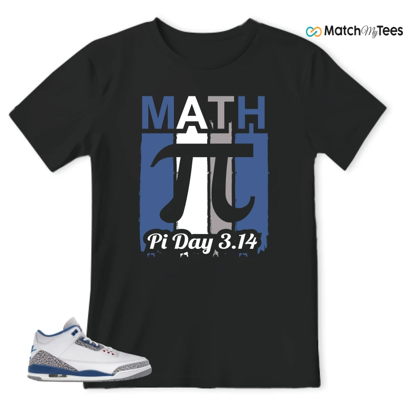 NIKE JORDAN 3 RETRO TRUE BLUE (2026) SNEAKER Matching Tees t-shirt
