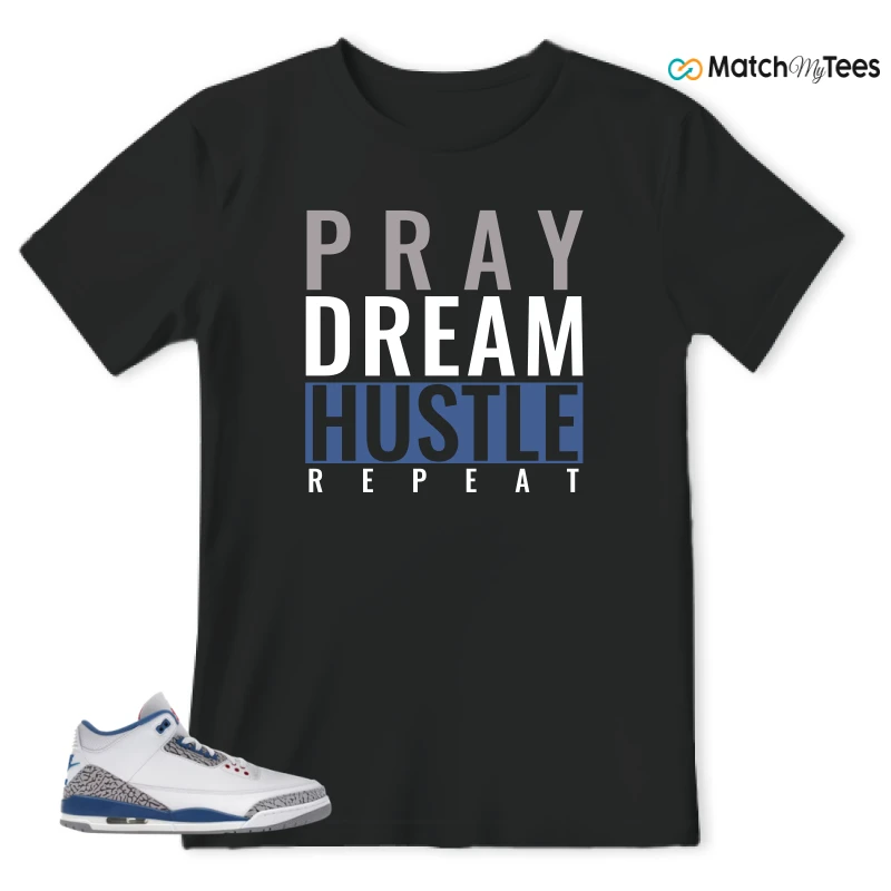 NIKE JORDAN 3 RETRO TRUE BLUE (2026) SNEAKER Matching Tees t-shirt