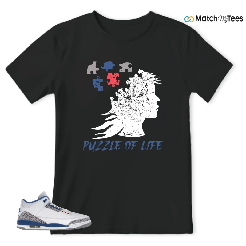 NIKE JORDAN 3 RETRO TRUE BLUE (2026) SNEAKER Matching Tees t-shirt