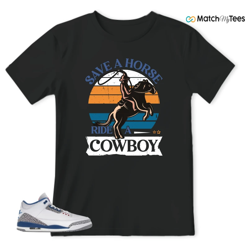NIKE JORDAN 3 RETRO TRUE BLUE (2026) SNEAKER Matching Tees t-shirt