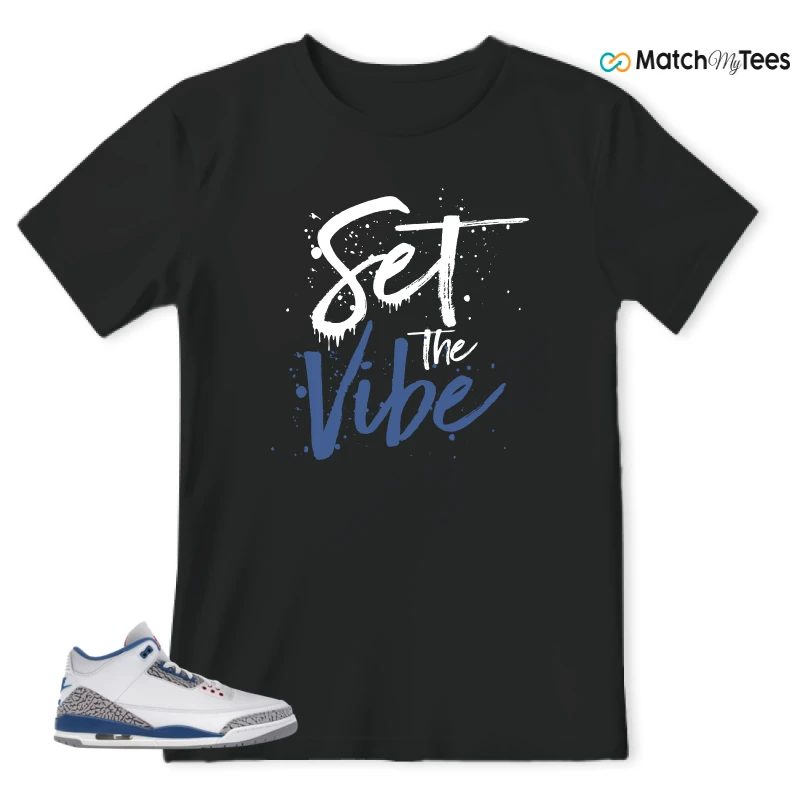 NIKE JORDAN 3 RETRO TRUE BLUE (2026) SNEAKER Matching Tees t-shirt