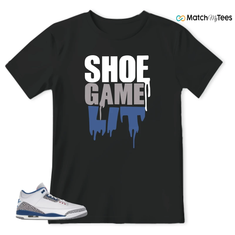 NIKE JORDAN 3 RETRO TRUE BLUE (2026) SNEAKER Matching Tees t-shirt