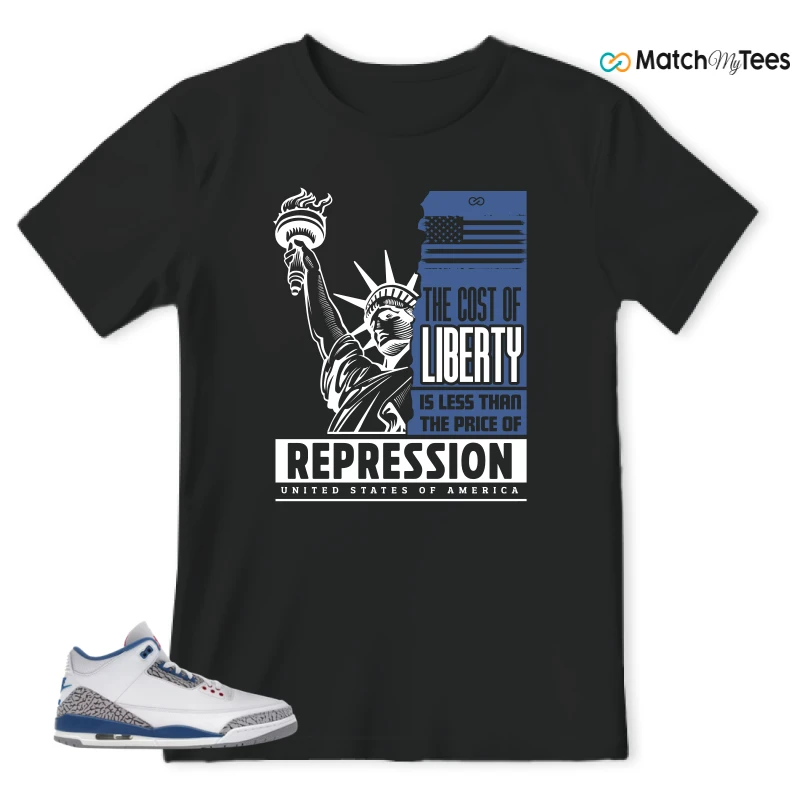 NIKE JORDAN 3 RETRO TRUE BLUE (2026) SNEAKER Matching Tees t-shirt