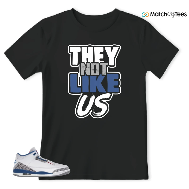 NIKE JORDAN 3 RETRO TRUE BLUE (2026) SNEAKER Matching Tees t-shirt