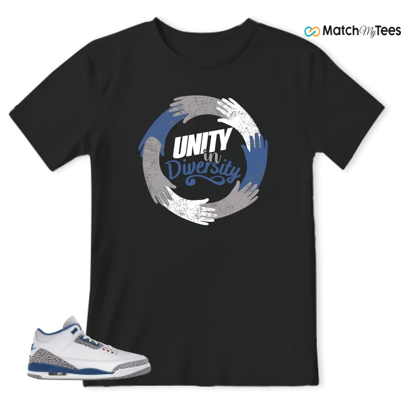 NIKE JORDAN 3 RETRO TRUE BLUE (2026) SNEAKER Matching Tees t-shirt