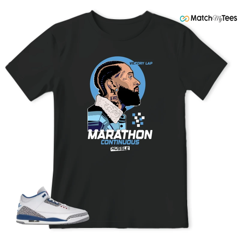 NIKE JORDAN 3 RETRO TRUE BLUE (2026) SNEAKER Matching Tees t-shirt