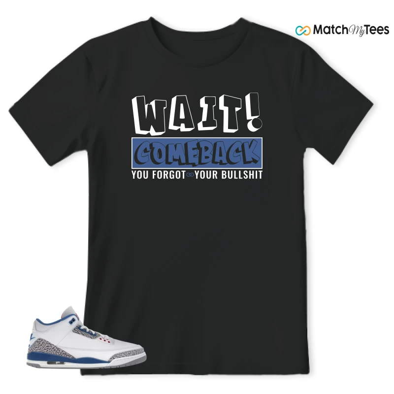 NIKE JORDAN 3 RETRO TRUE BLUE (2026) SNEAKER Matching Tees t-shirt